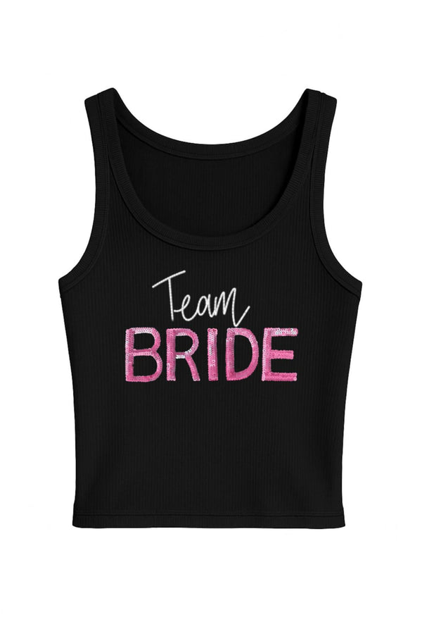 Team Bride Pink Sequin
