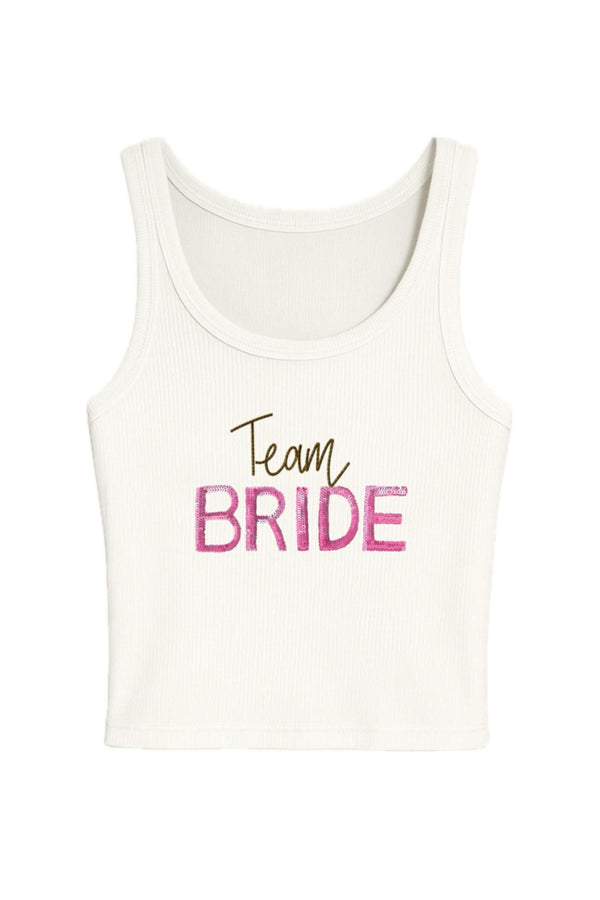 Team Bride Pink Sequin