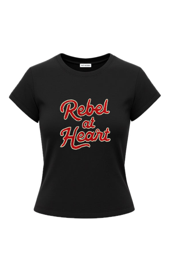 Rebel At Heart Baby Tee