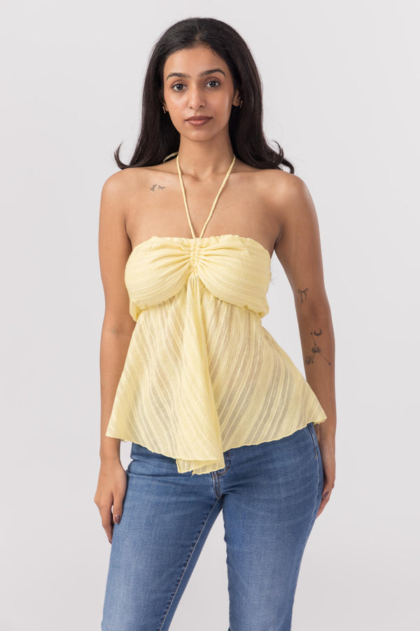 Thea Top - Butter Yellow