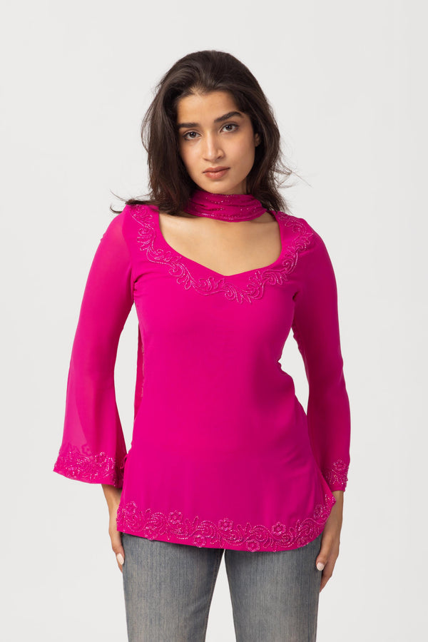 Beaded Bell Top