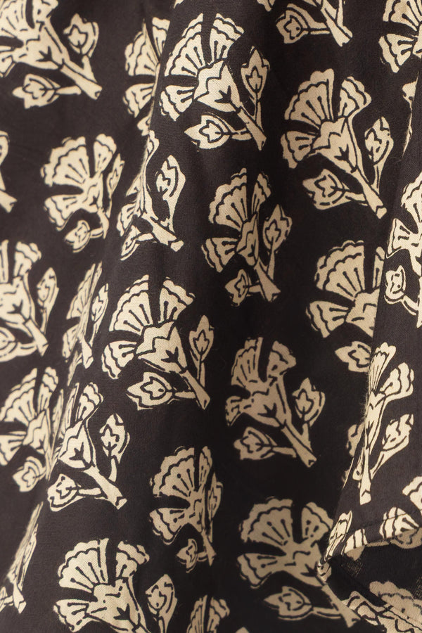 Myra Top - Floral Black