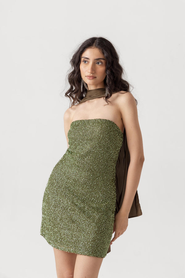 Lolo Mini Dress Green