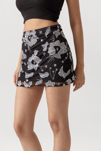 Yasmin Mini Skirt Black