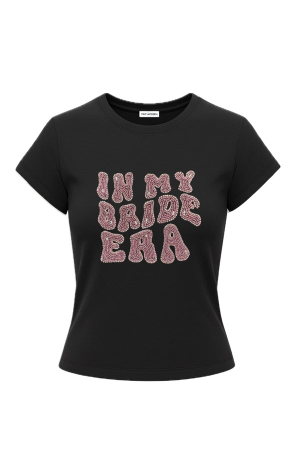 Bride Era Pink Sequin Tee