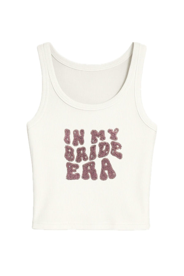 Bride Era Pink Sequin Tank