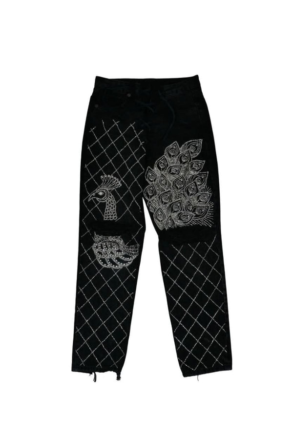 EMBELLISHED DENIM
