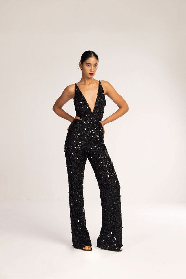 SEQUIN JUMPSUIT